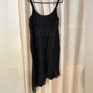 Jones New York Asymmetrical Beaded Dress NWT